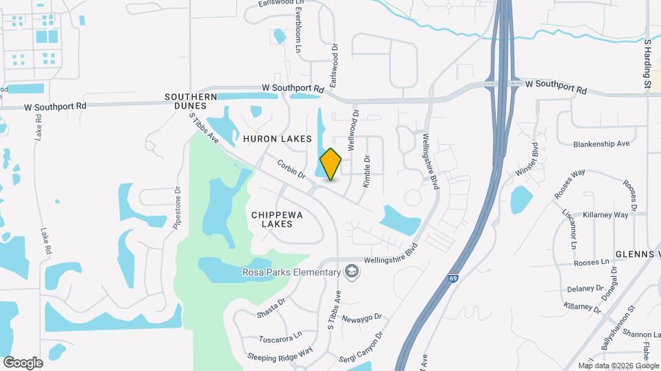 2820 Dawnlake Dr Mapa y Detalles de la Ubicación