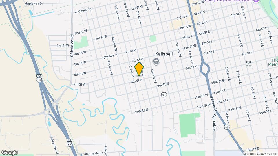 621 8th St W Map and Location Details