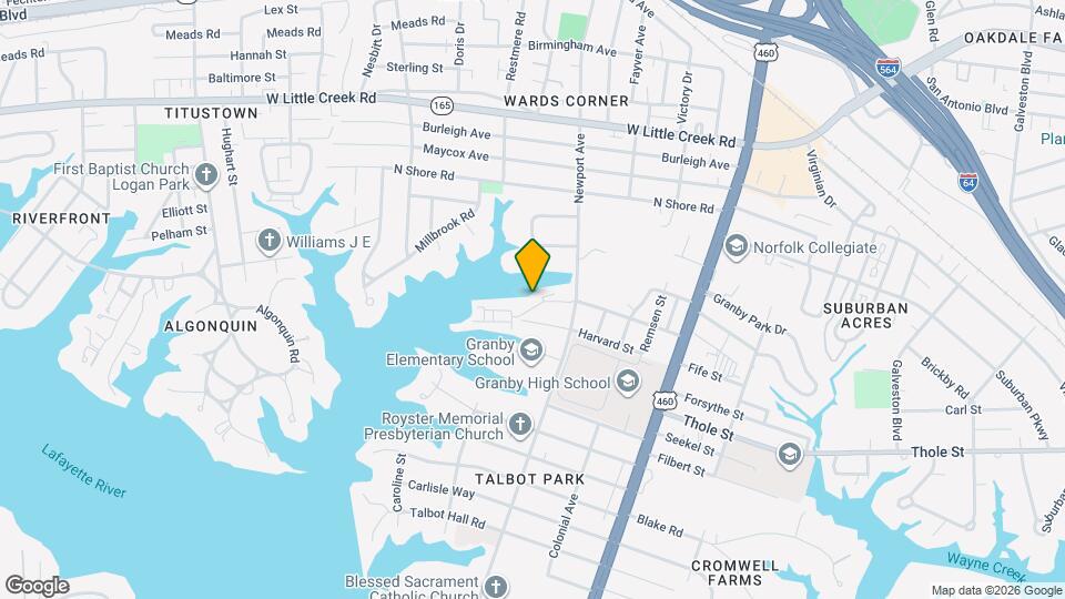 446 Westport St Map and Location Details