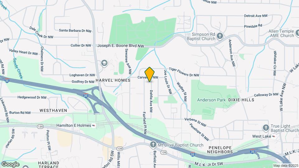 184 Dahlia Ave NW Map and Location Details