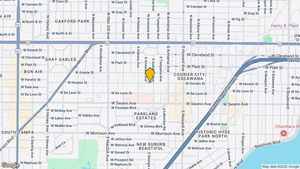 2616 W Horatio St Map and Location Details
