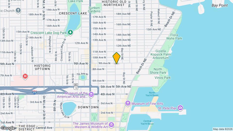 833 1st St NE Map and Location Details