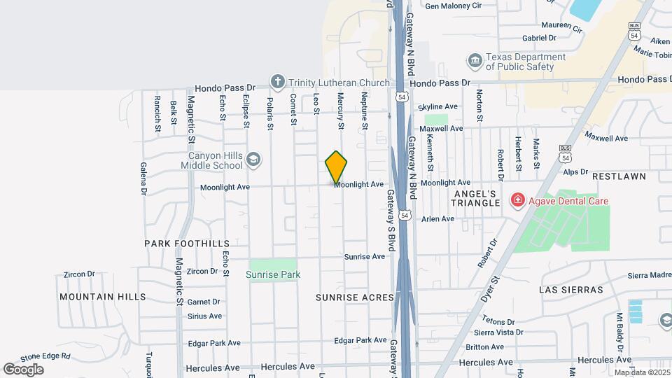 4016 Moonlight Ave Map and Location Details