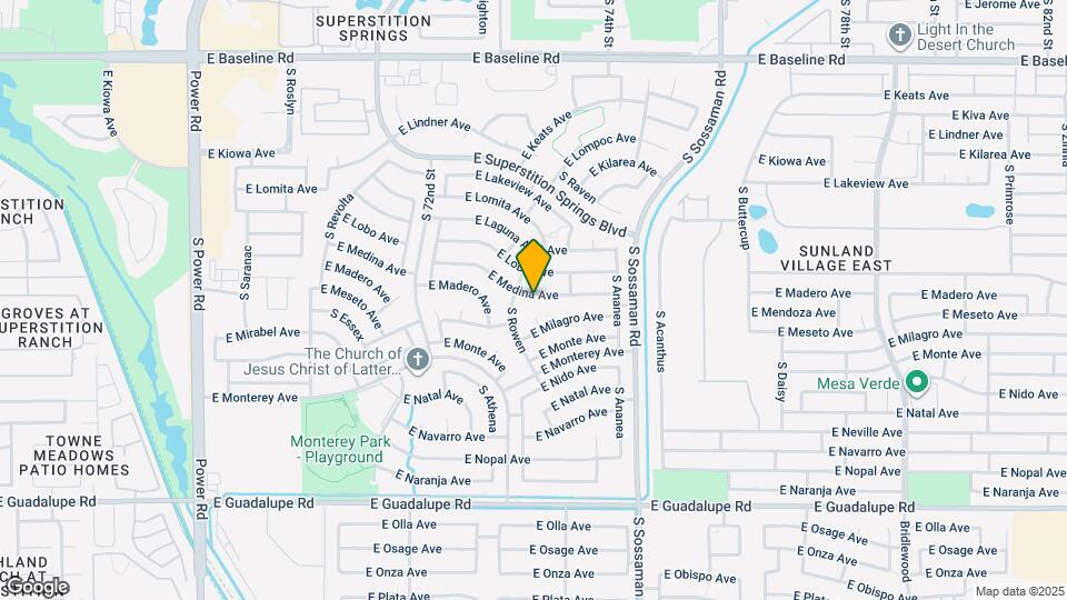 7419 E Medina Ave Mapa y Detalles de la Ubicación