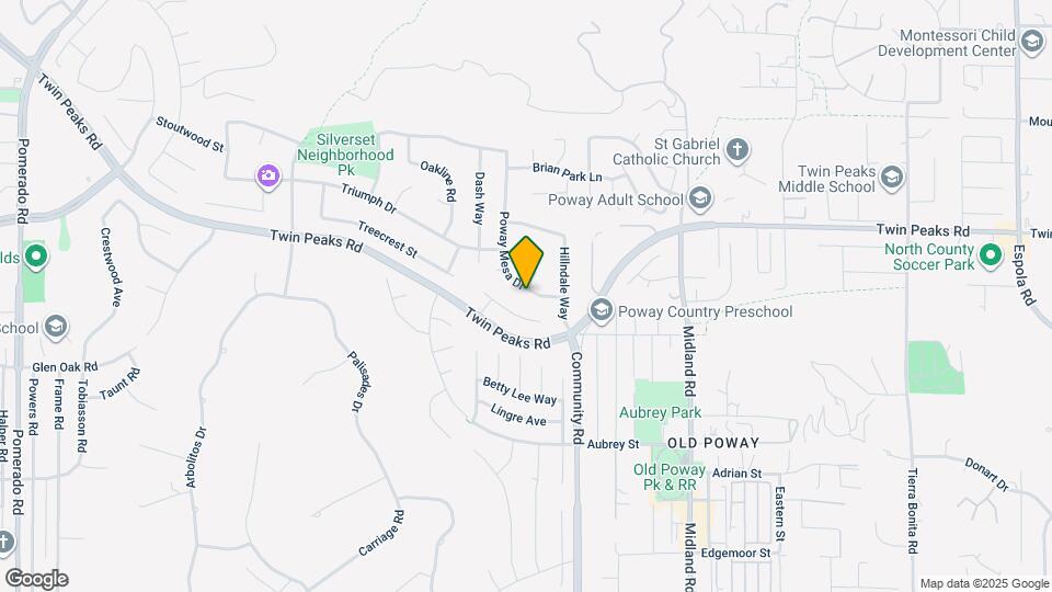14532 Poway Mesa Dr Map and Location Details