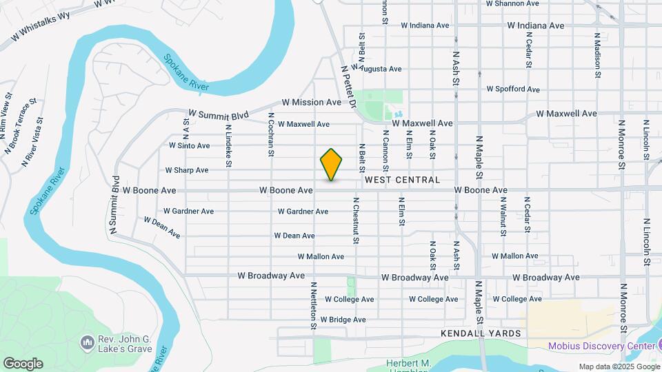 2206-2210 W Boone Ave Mapa y Detalles de la Ubicación