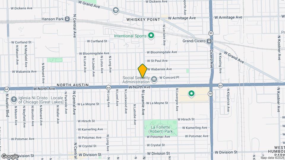 1620 N Laramie Ave Mapa y Detalles de la Ubicación