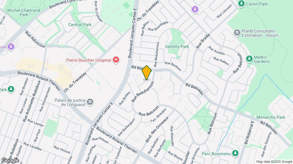 1460 Beaumont Rue Map and Location Details