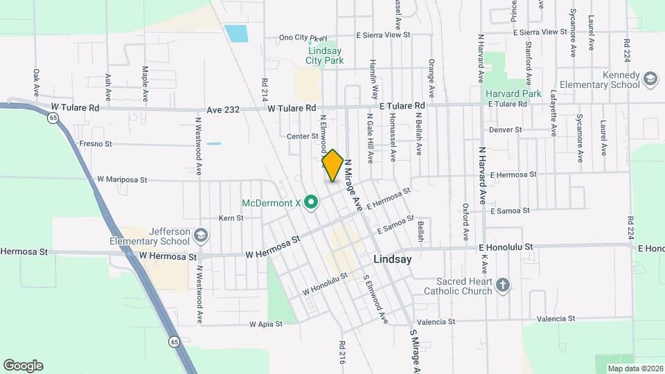 418 N Elmwood Ave Mapa y Detalles de la Ubicación