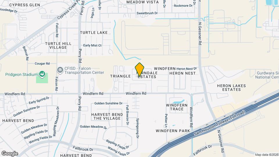 9106 S Ferndale Pl Dr Map and Location Details