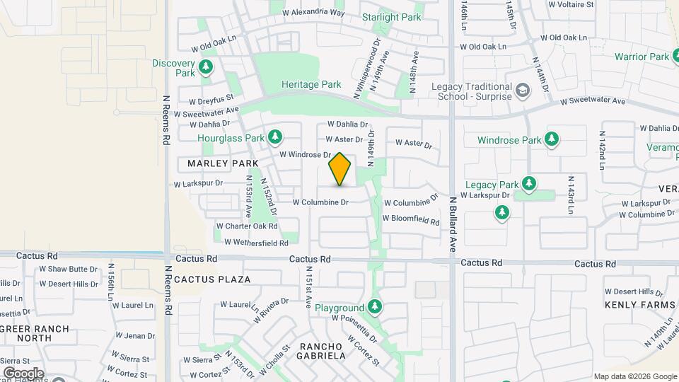 15029 W Larkspur Dr Map and Location Details