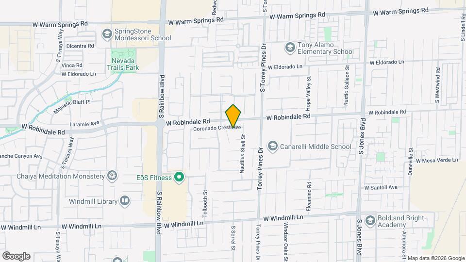 6605 Coronado Crest Ave Map and Location Details