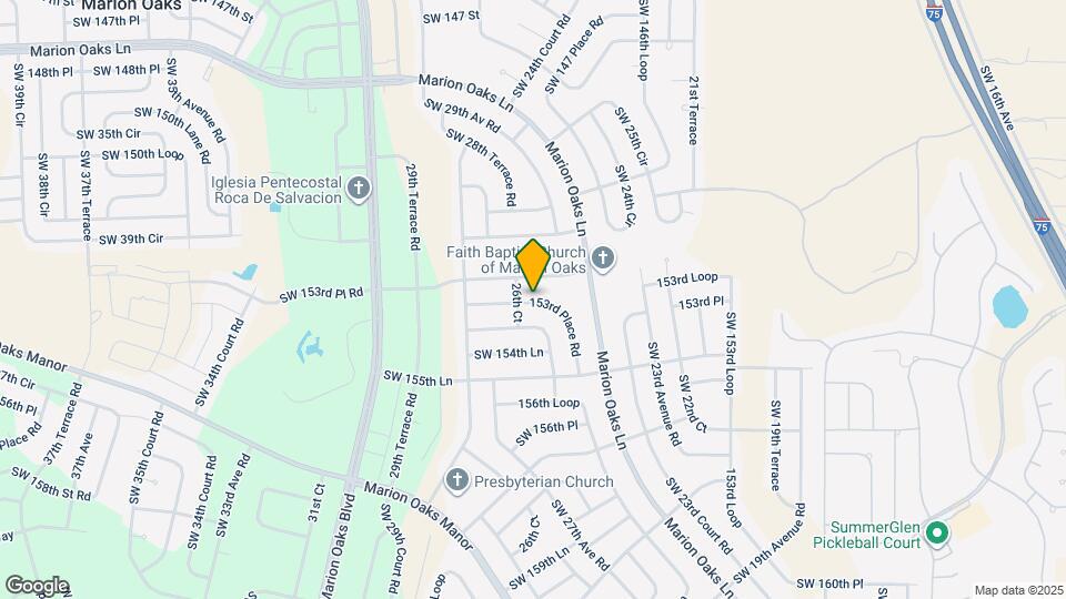 2693 SW 153rd Pl Rd Map and Location Details