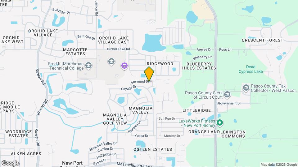 7926 Foxwood Dr Map and Location Details