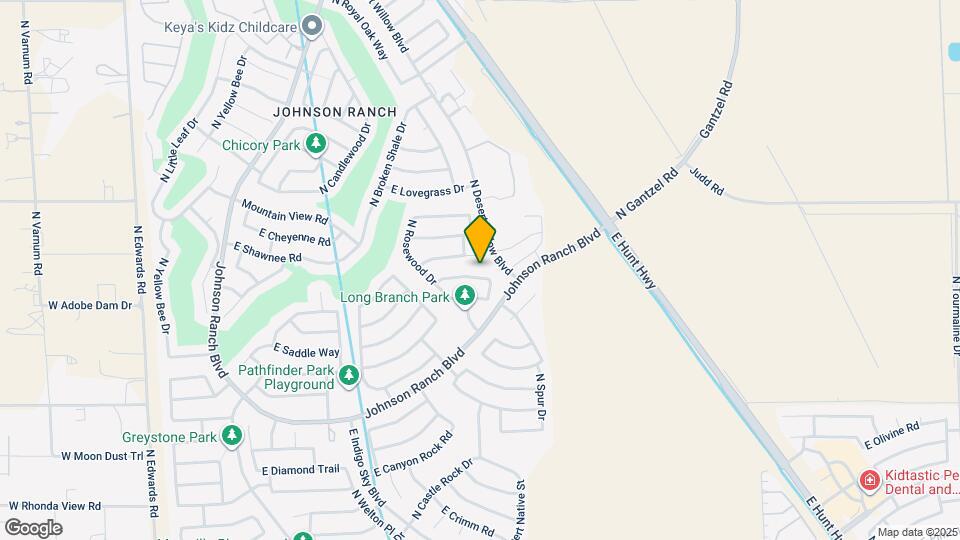 1088 E Palomino Way Map and Location Details