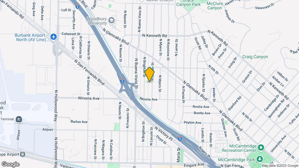 2503 N Lincoln St Map and Location Details