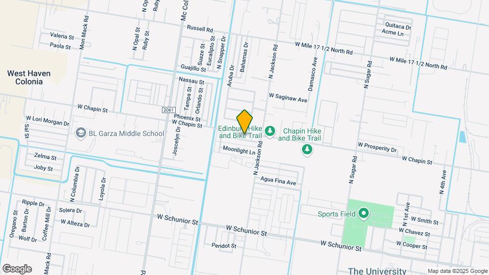 2303 W Candlelight Ln Map and Location Details