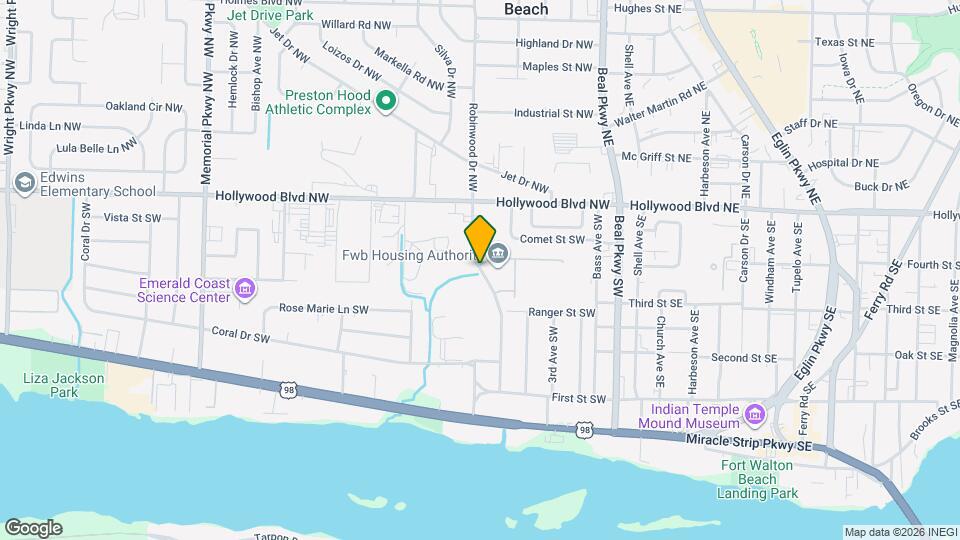 Fort Walton Bch Housing Auth Map and Location Details