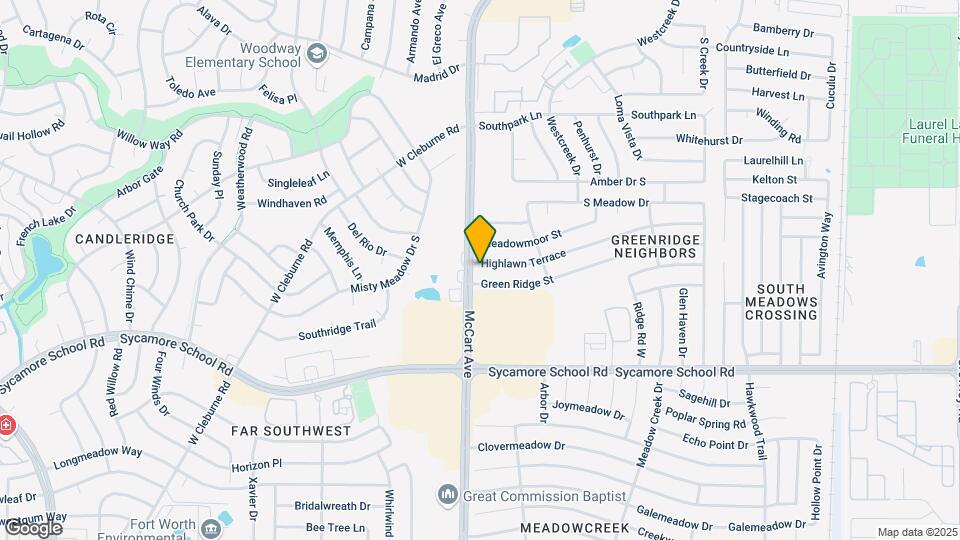 3421 Highlawn Terrace Map and Location Details