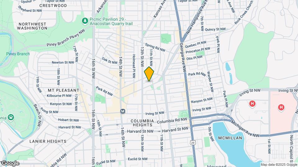 1207 Park Rd NW Map and Location Details