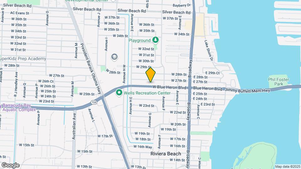 320 W Blue Heron Blvd Map and Location Details