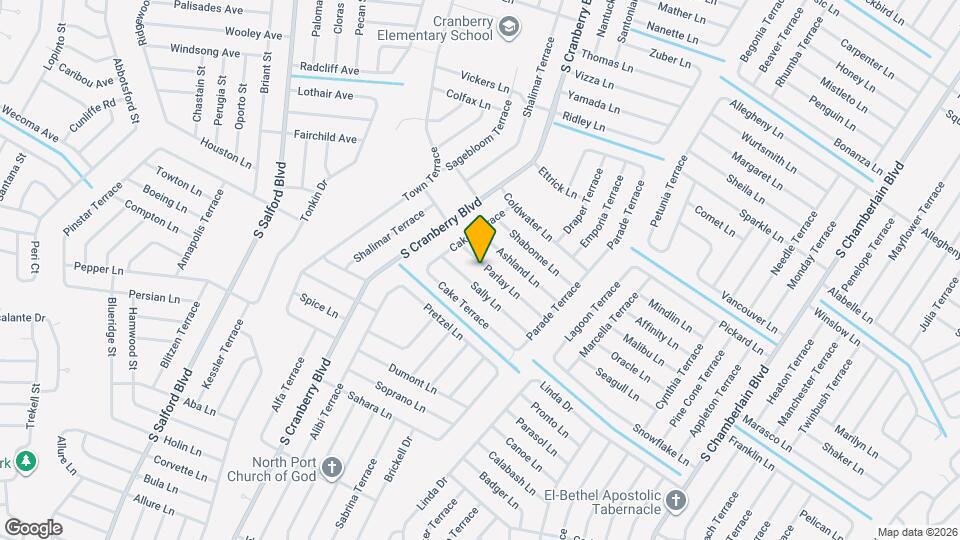 2813 Parlay Ln Mapa y Detalles de la Ubicación