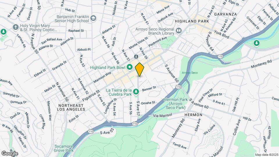 141 S Avenue 57 Map and Location Details