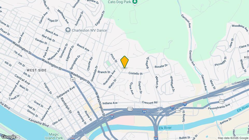 1404 Watts St, Unit B Map and Location Details