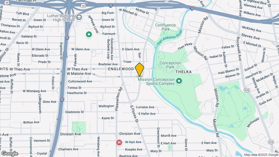 230 E Malone Ave Mapa y Detalles de la Ubicación