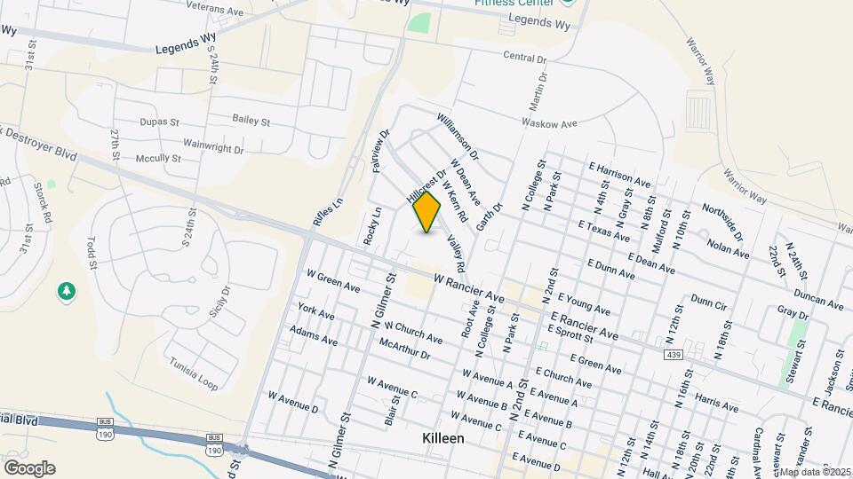 1020 N Gilmer St Map and Location Details