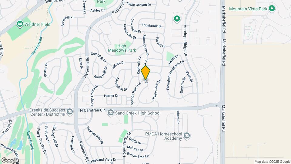 3921 Springs Ranch Dr Map and Location Details