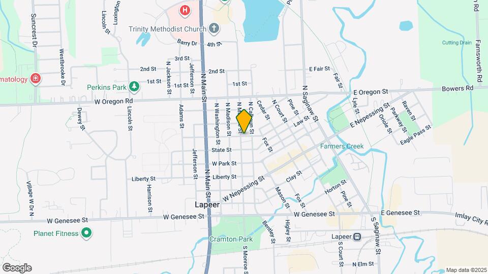 627 Michigan St Map and Location Details