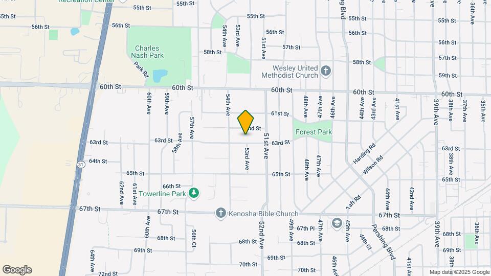5216 63rd St Map and Location Details