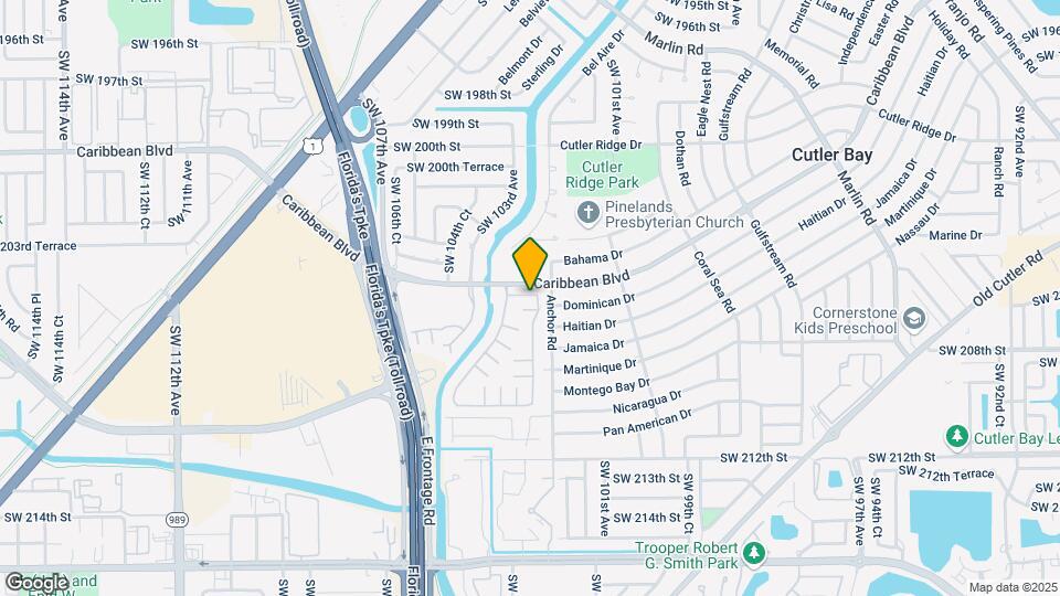 10358 SW 205th Terrace Map and Location Details