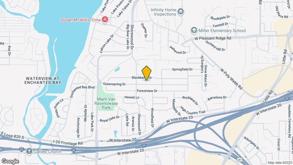 6809 Greenspring Dr Mapa y Detalles de la Ubicación