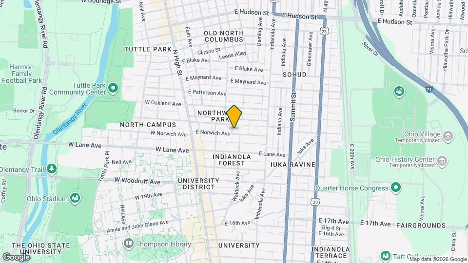 136 E Norwich Ave Map and Location Details