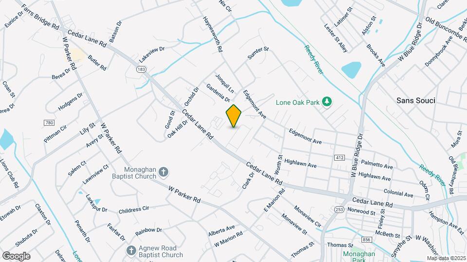 525 Hampton Townes Dr Map and Location Details