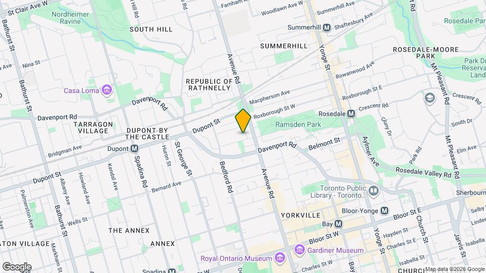 128 Pears Ave., Unit 401 Map and Location Details