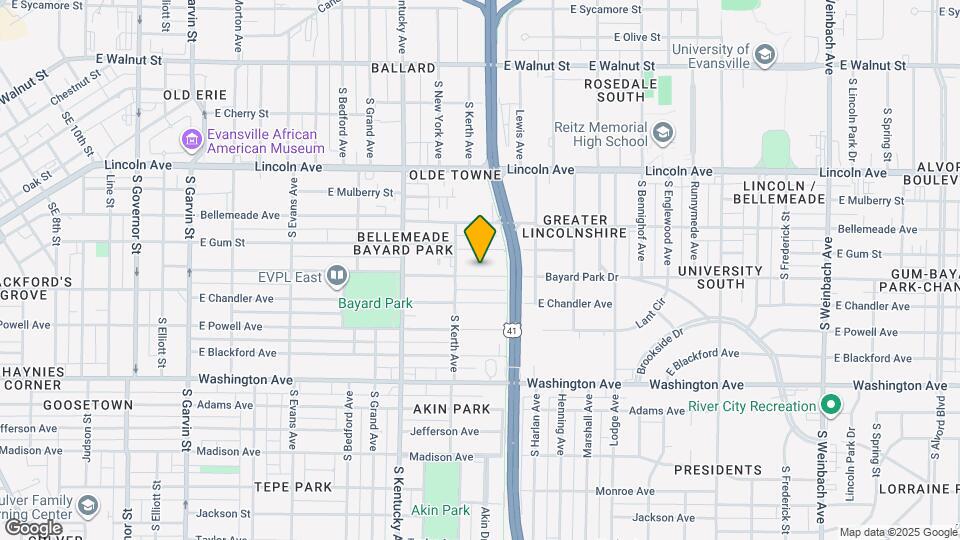 1120 Bayard Park Dr Map and Location Details