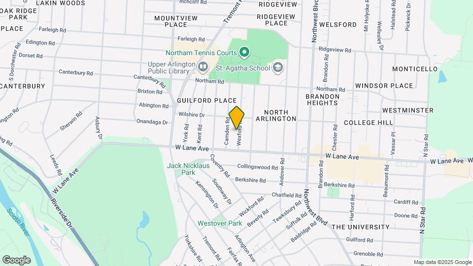 2583 Wexford Rd Map and Location Details