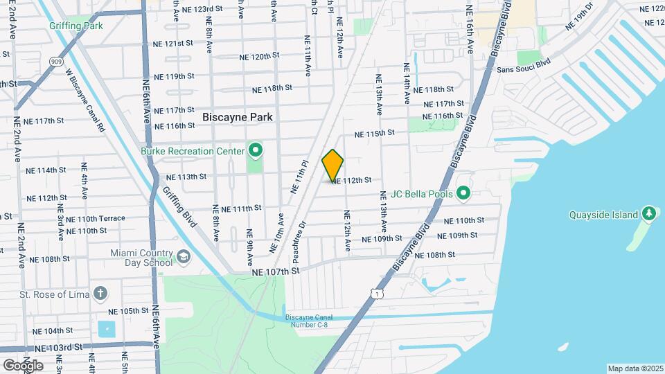 1164 NE 112th St Map and Location Details