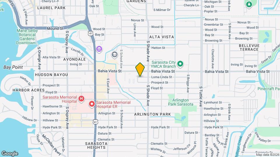 2314 Loma Linda St Map and Location Details