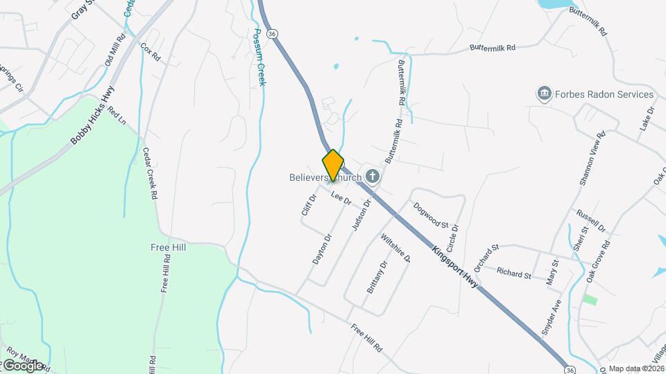 135 Lee Dr Map and Location Details