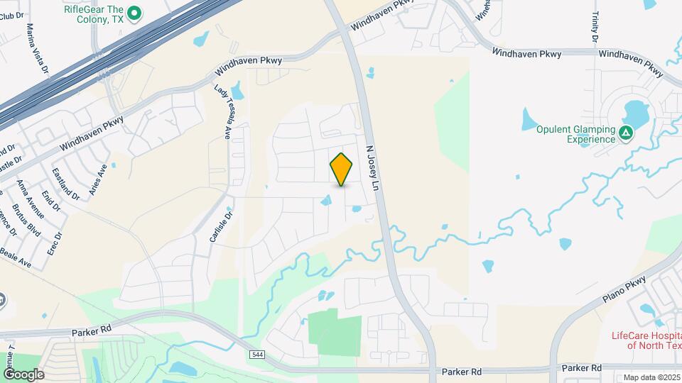 1313 Prairie Lake Ct Map and Location Details