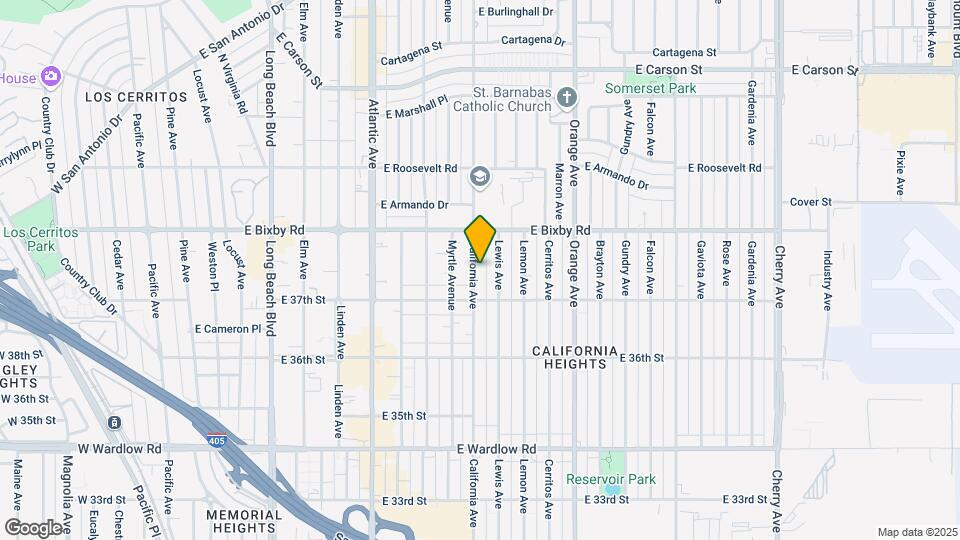 3732 California Ave Map and Location Details
