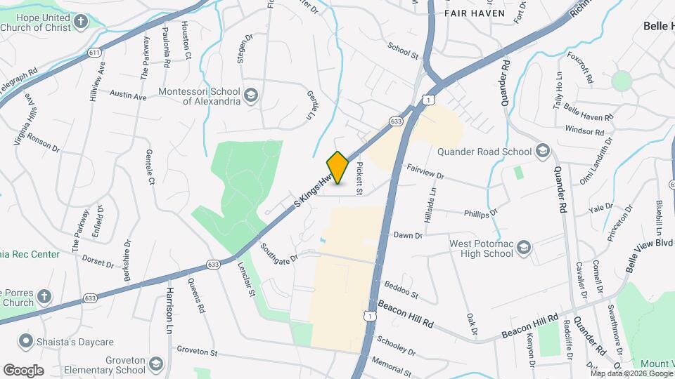 3100 Franklin St Map and Location Details