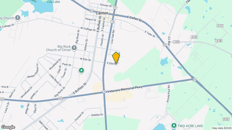 557 E Elm St Map and Location Details