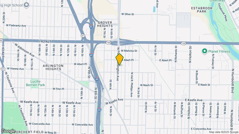 3822 N Port Washington Ave Map and Location Details