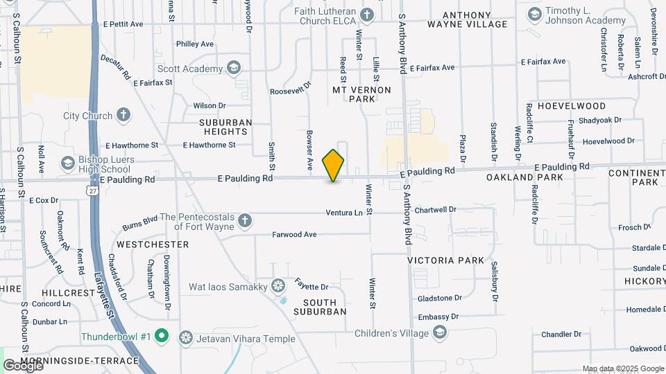 1406 E Paulding Rd Map and Location Details