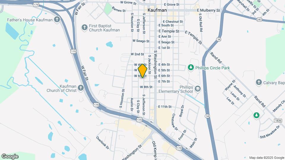 1310 S Jefferson St Map and Location Details